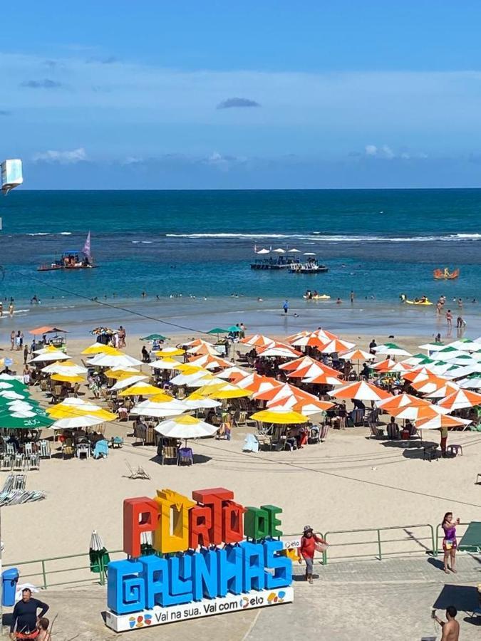 Flat Beira Mar Com Varanda Em Pôrto das Galinhas Εξωτερικό φωτογραφία
