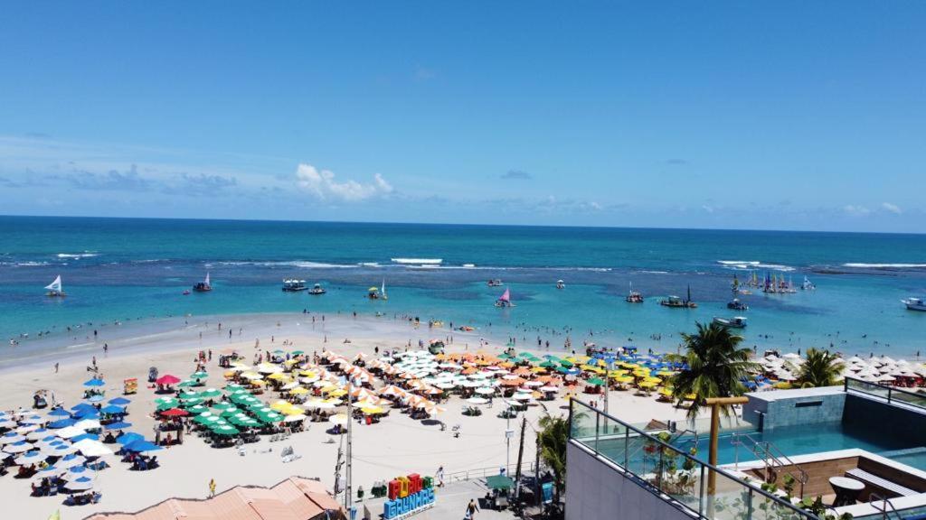 Flat Beira Mar Com Varanda Em Pôrto das Galinhas Εξωτερικό φωτογραφία